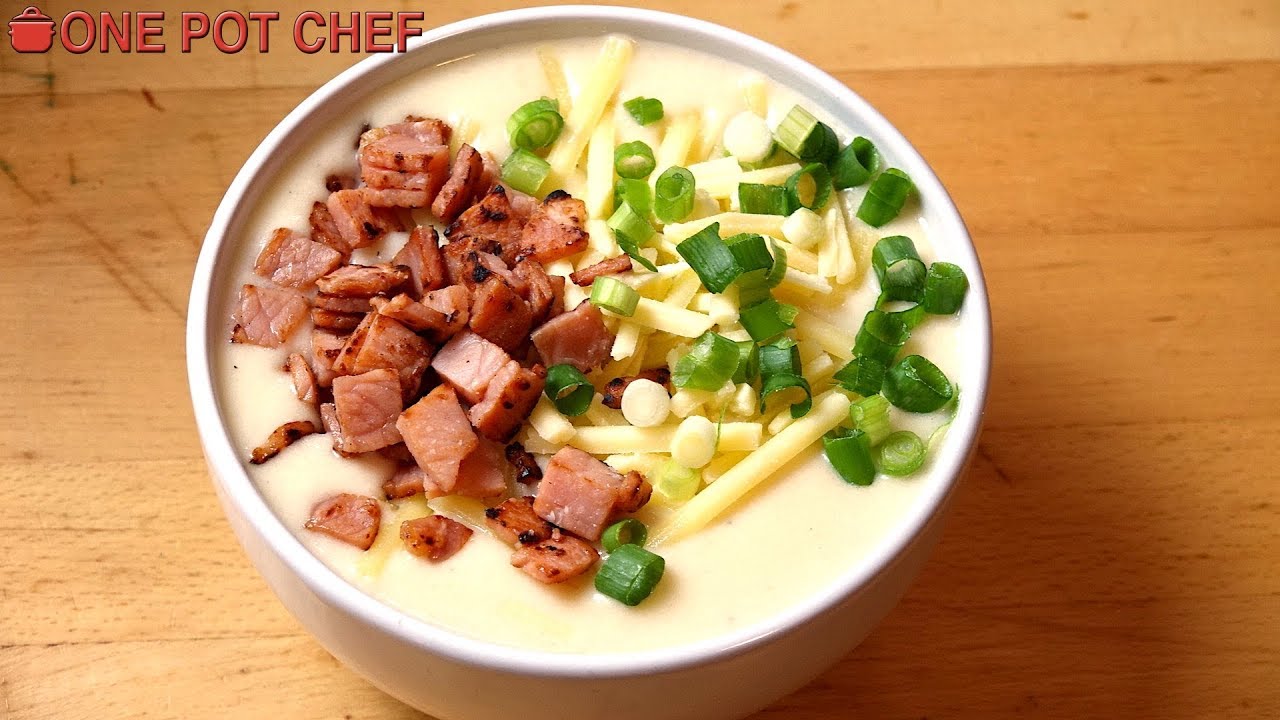 Картофельный суп с полной загрузкой в ​​мультиварке | One Pot Chef