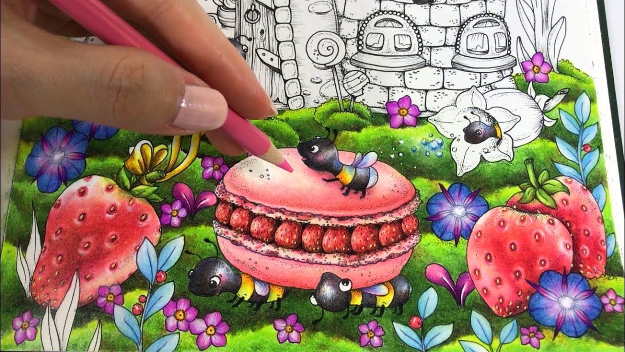 Celebrate 2020 - Part 1: STRAWBERRY, MACARON & MOSS COLORING