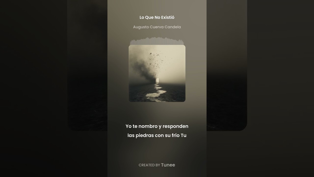 Lo que no existió 