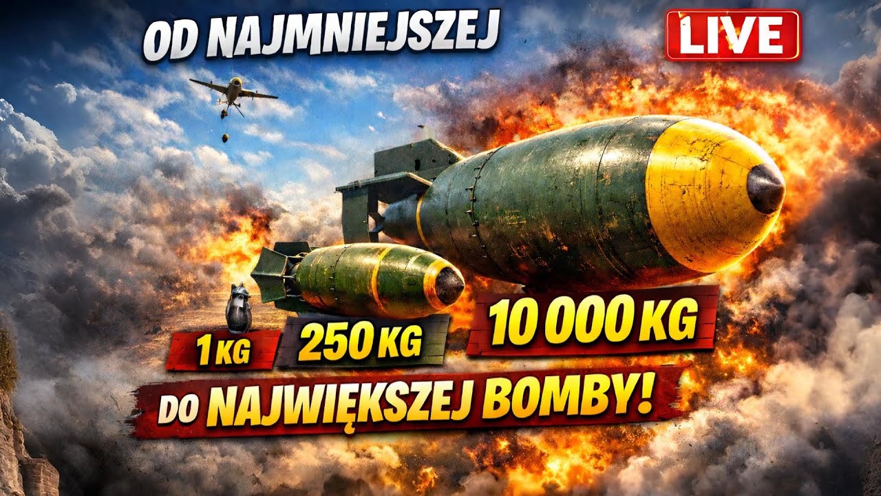 War Thunder challenge - BOMBY od najmniejszej do największej