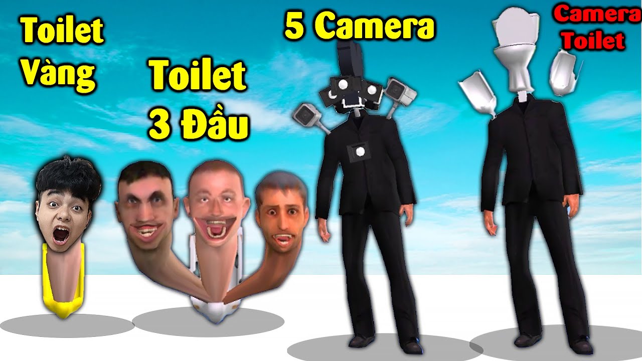 THẮNG TÊ TÊ MỞ KHÓA ĐƯỢC THẺ BÀI 5 SAO SKIBIDI TOILET VÀNG VÀ  CAMERA TOILET LÚC 12 GIỜ ĐÊM