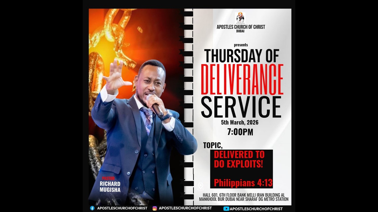 DELIVERED TO DO EXPLOITS BY PASTOR RICHARD MUGISHA 05-03-2026
