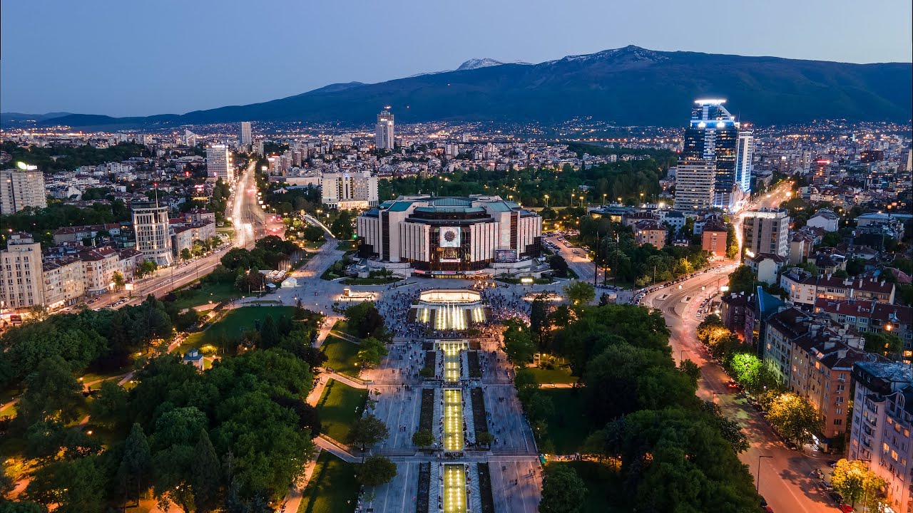 The National Palace of Culture, Sofia, Bulgaria | 4k Drone Footage