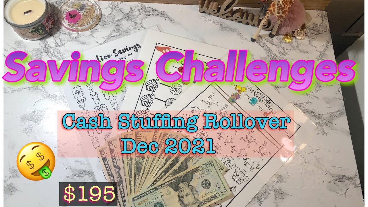Savings Challenges 2022 | Cash Stuffing | Cash Stuffing My Sinking Funds | Dec 2021