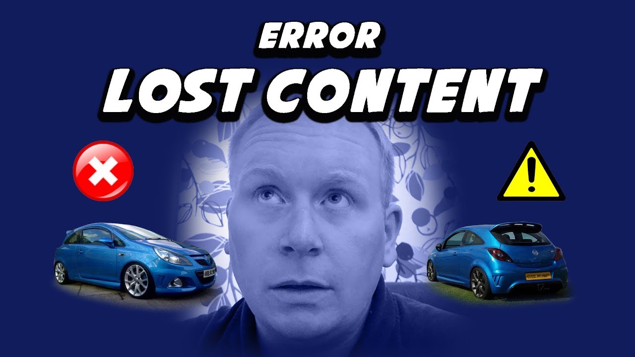 Youtube Burnout - Missing Content - Corsa VXR Engine Rebuild - Project Piston 4