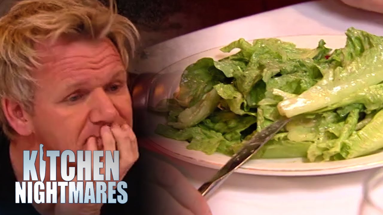 Gordon Waits 8 Minutes For A Caesar salad | Kitchen Nightmares