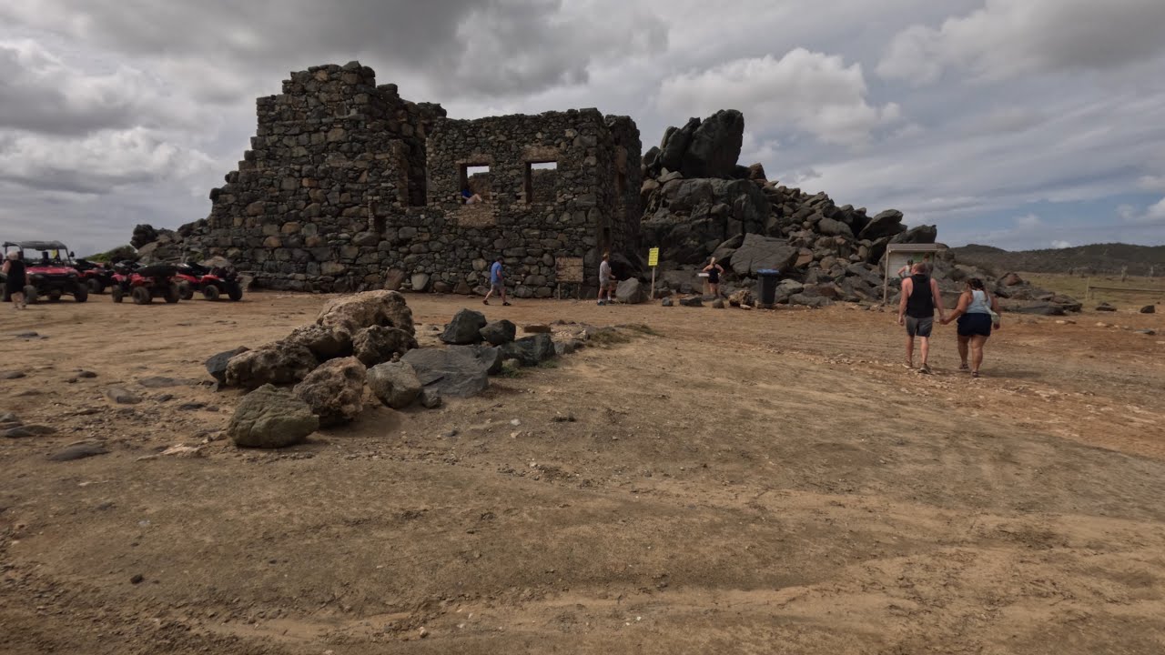 Aruba Bushiribana Gold Mine Ruins