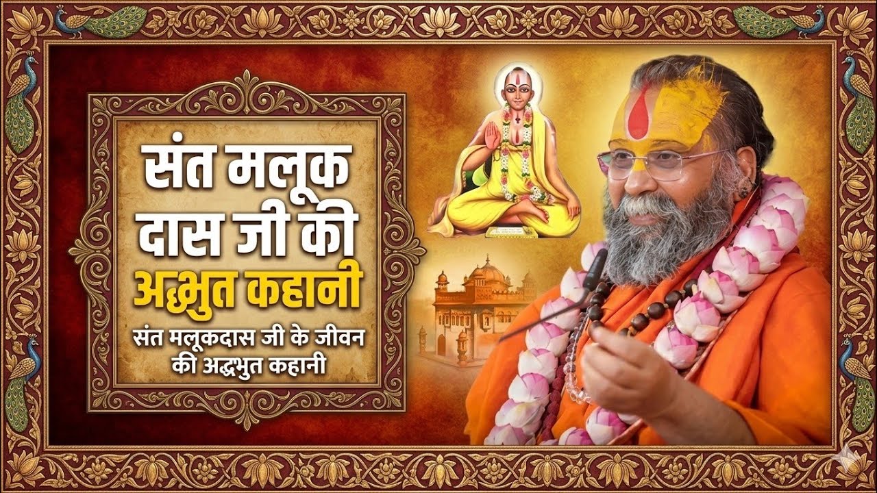 श्री सिद्ध संत मलूकदास जी के जीवन की अद्भुत कथा 🌺🙏 @RajendraDasjiMaharaj #sitaram #ramnaam #haribol 