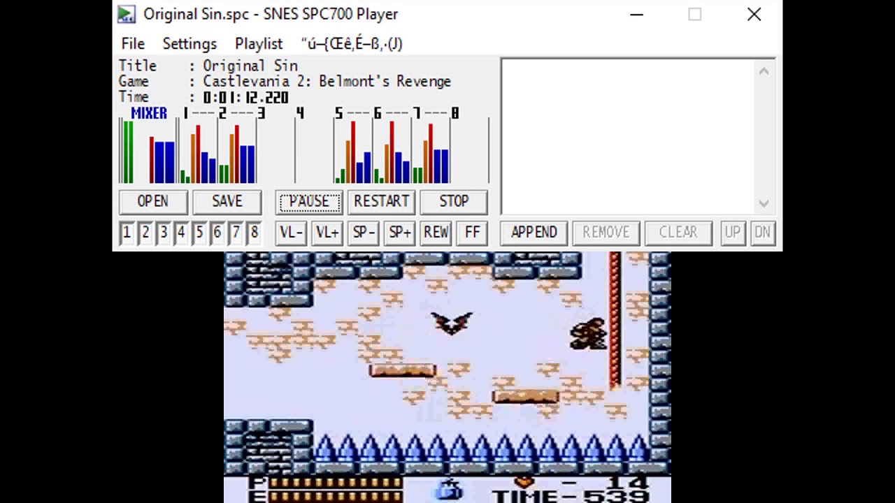 Castlevania II - Belmont's Revenge: Original Sin (Dracula Stage 1) (SNES Arrange)