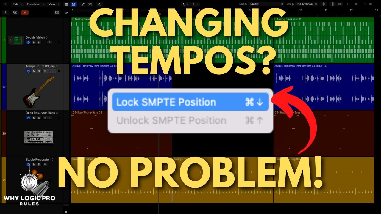 New Tempos Messing Up Your Project? Use SMPTE-Lock