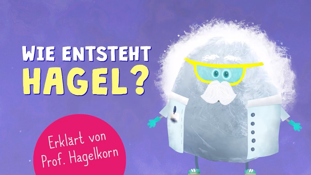 ❄️ Wie entsteht eigentlich Hagel? ❄️🌈 Rudi Regenbogen Kinder-App: Umwelt-Wissen erklärt für Kinder