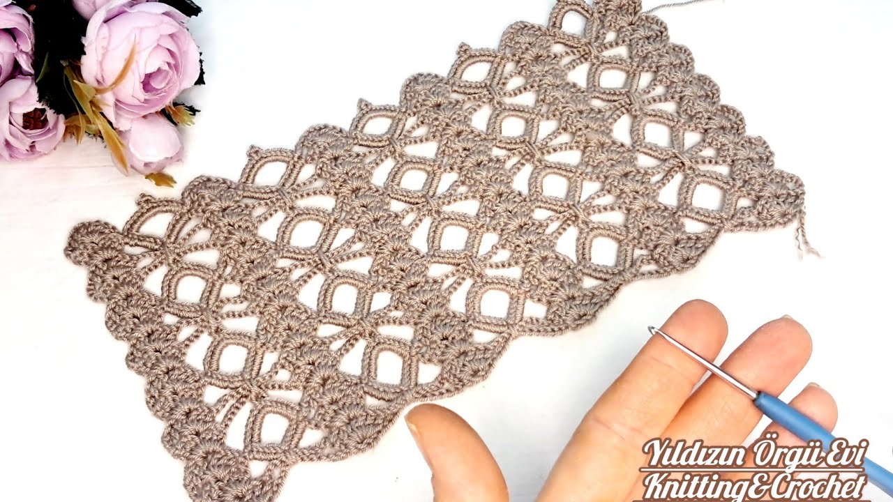 THE SECRET IS 2 ROWS! 🤫 Sırrı Sadece 2 Sıra! Elegant Crochet Pattern / Yelek Modeli