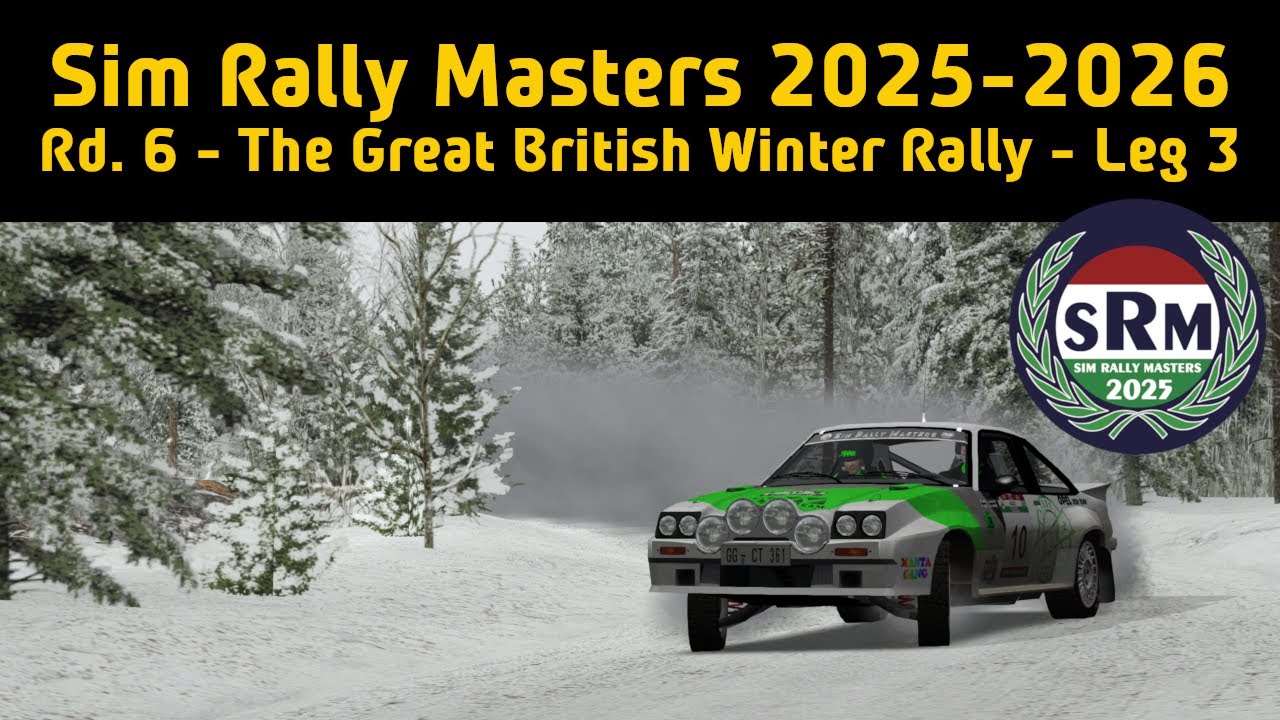 Sim Rally Masters 2025-2026 - The Great British Winter Rally - Leg 3