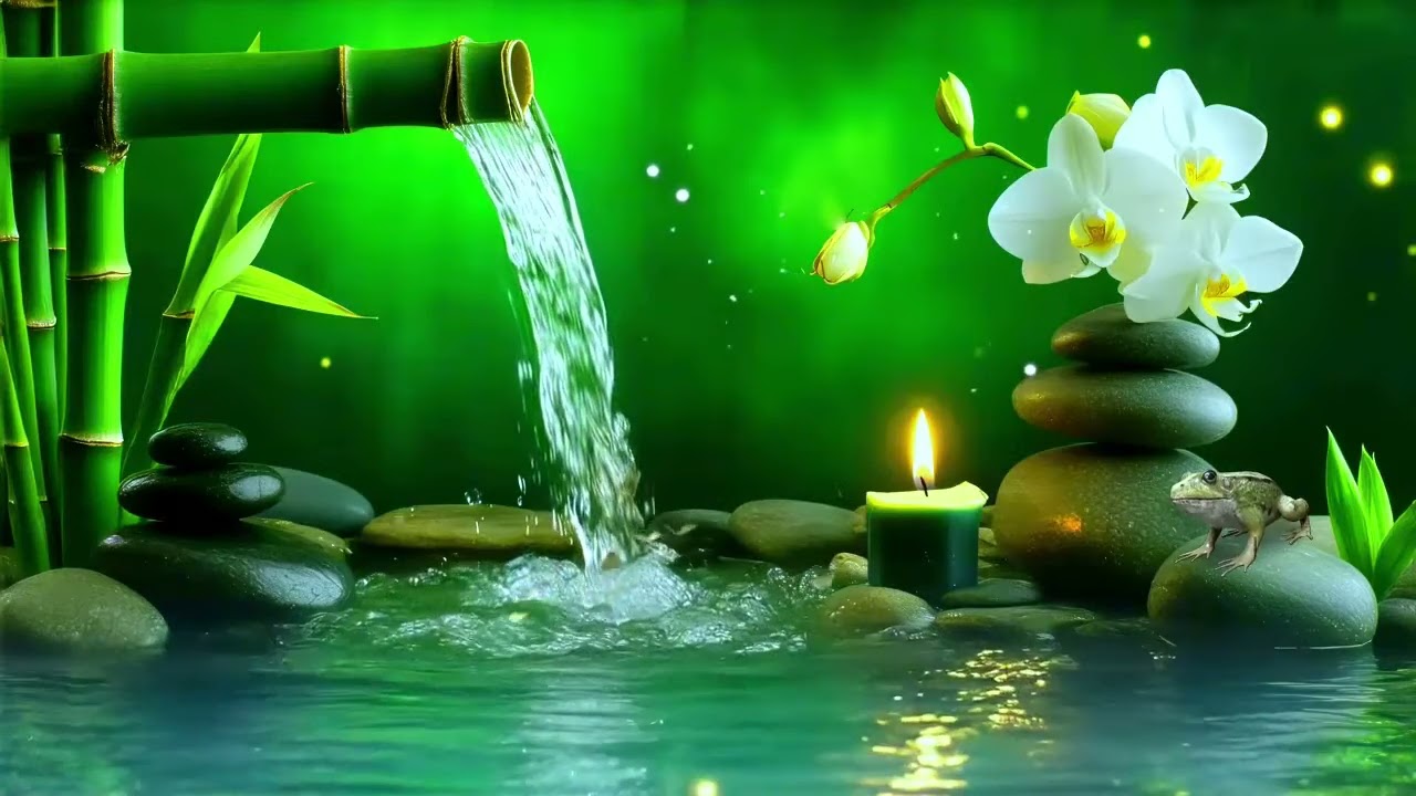 Focus Study With Soothing Music Relieves Stress, Anxiety & Depression  forest sound, relaxing river