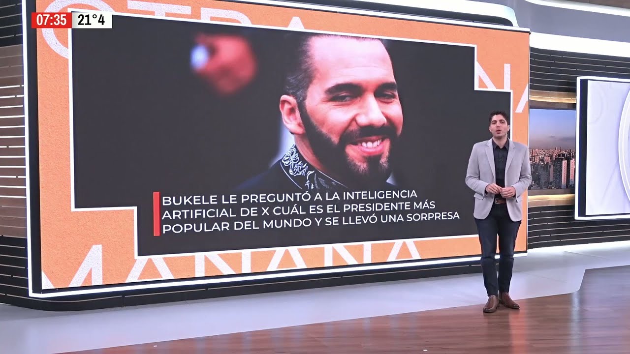 😣 LA SORPRESA QUE SE LLEVÓ BUKELE AL PREGUNTARLE A LA IA: ¿QUIÉN ES EL PRESIDENTE MÁS POPULAR?