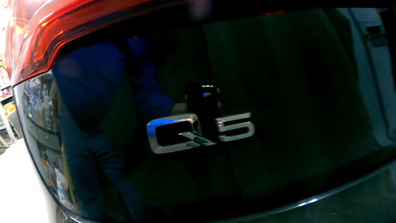 Audi Q5 как снять передний бампер,фару и крыло.