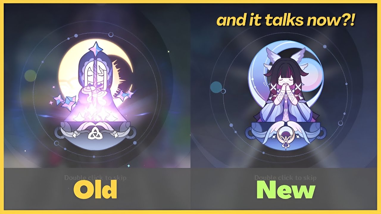 Old vs New Welkin Moon Design | Genshin Impact