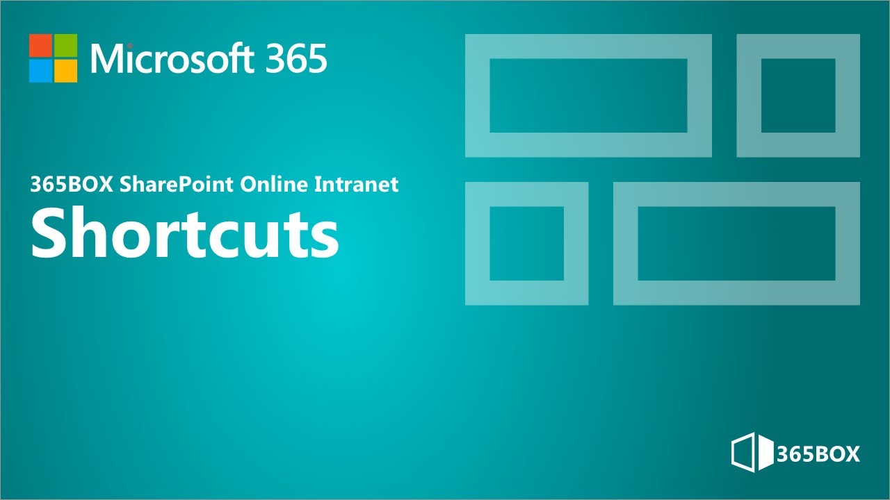 Personalisierte Quicklinks mit SharePoint Online und 365BOX
