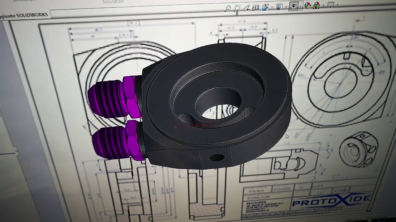 Adattatore per radiatore olio Fiat Alfa Lancia Benzina e Diesel Jtd
