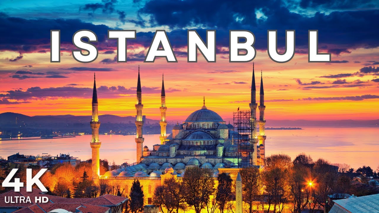 📍 Istanbul 2025 | Stunning 4K Night Aerials of The City & Bosphorus Lights 🌃✨