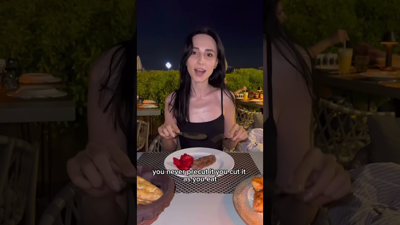 How to eat steak according to #etiquette #etiquetteexpert #jamilamusayeva #tablemanners