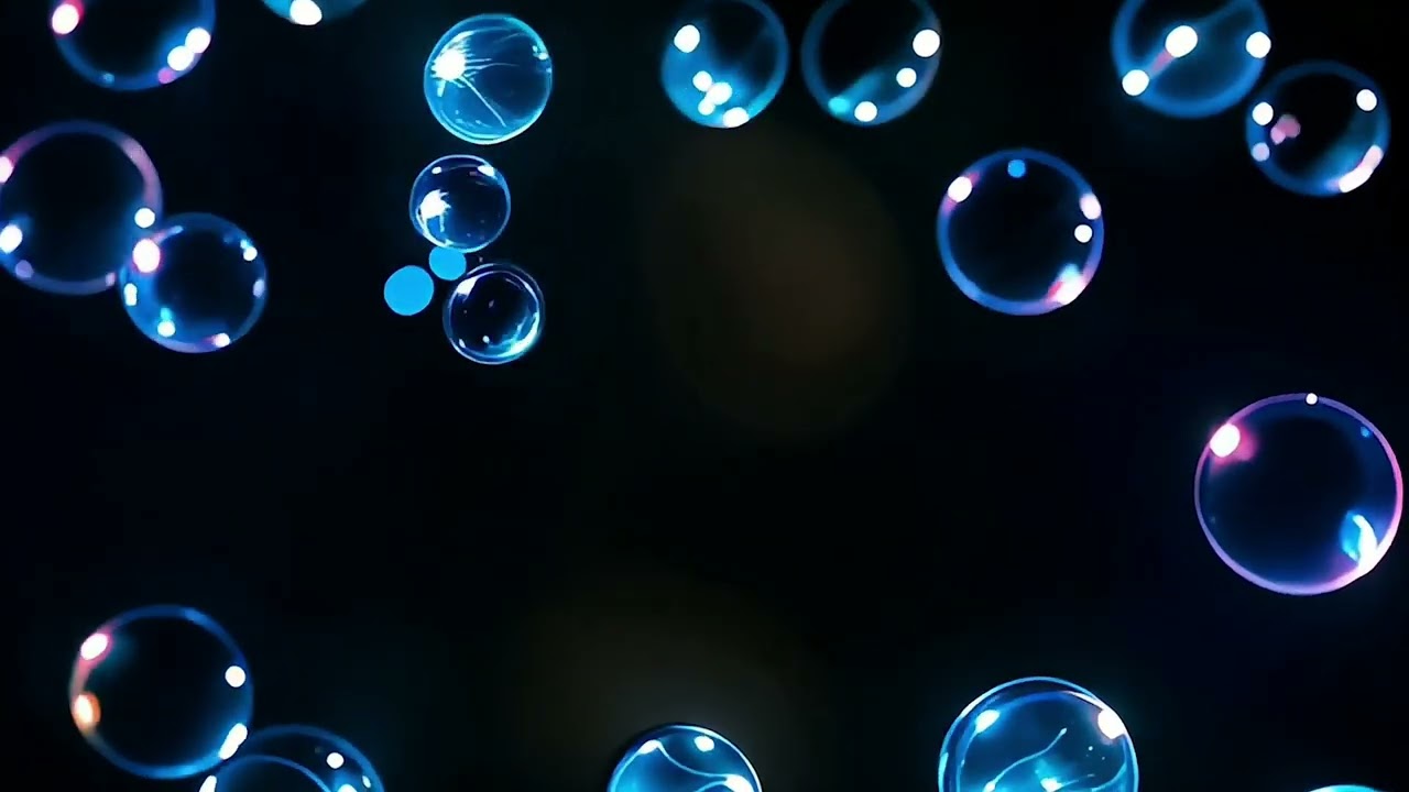 FLOATING BUBBLES Background Loop 🫧 No Copyright Background | Video 4K Video (Ultra HD)