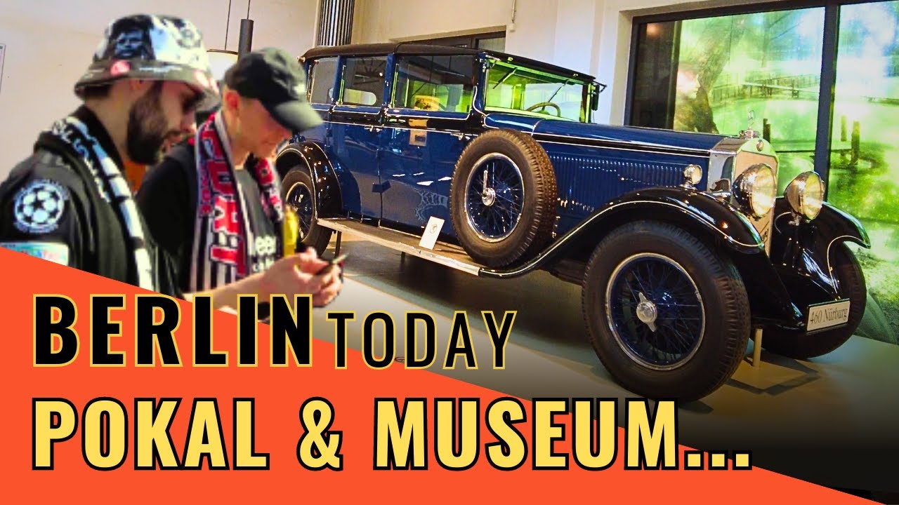 Berlin POKALFINALE, Technikmuseum, Einsteinufer and Flohmarkt on the Weekend. 🇩🇪
