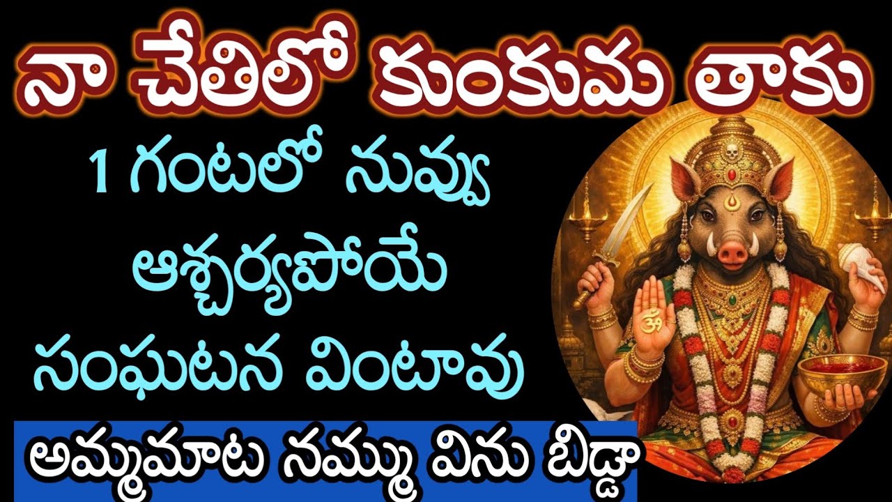 ఆశ్చర్యపోయే సంఘటన జరగబోతుంది ఇప్పుడే విను బిడ్డా |varahidevi miracle @Pavithratalks