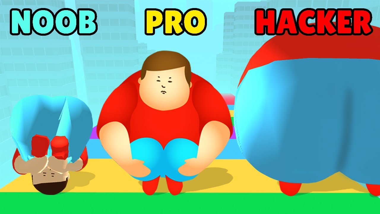 NOOB vs PRO vs HACKER in Fat Rolling