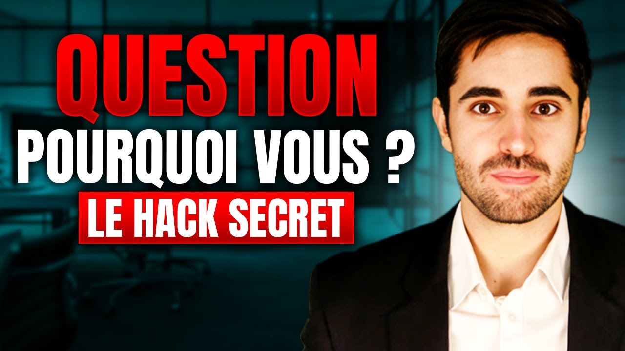 Comment répondre à la question “POURQUOI VOUS et pas un autre candidat ?” en entretien - (exemple)