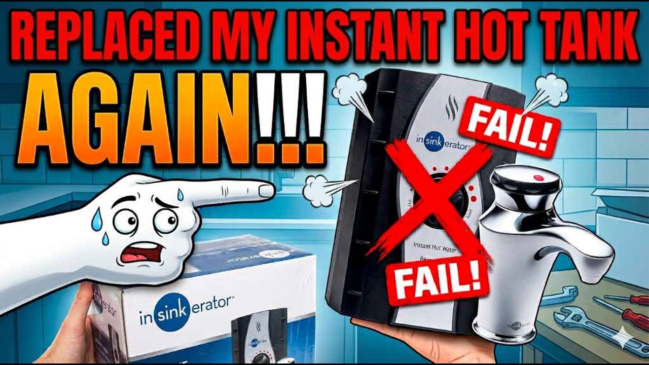 My InSinkErator Instant Hot Water Tank failed. AGAIN! How To install it 