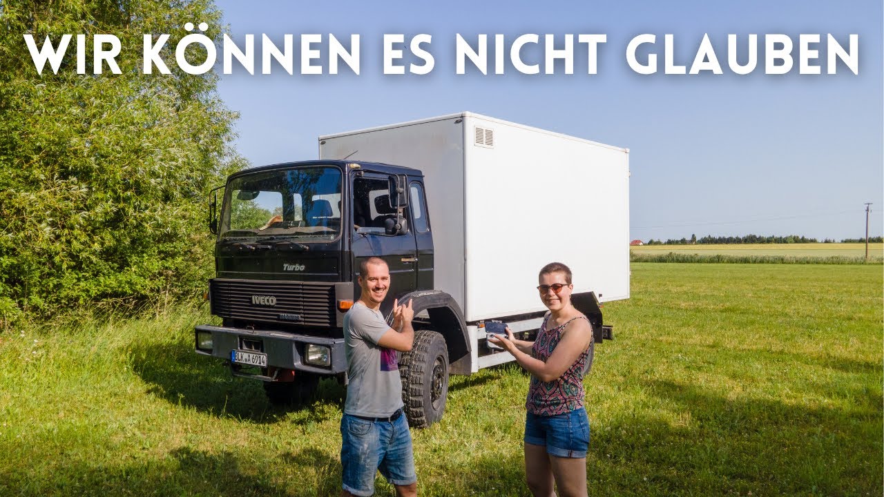 Endlich holen wir unser Expeditionsmobil ab