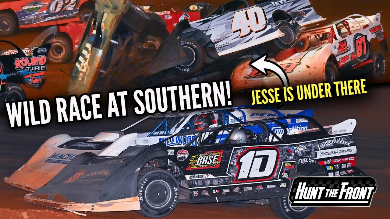 Big Wrecks in a Crazy Race at Southern Raceway’s Winter Shootout Finale