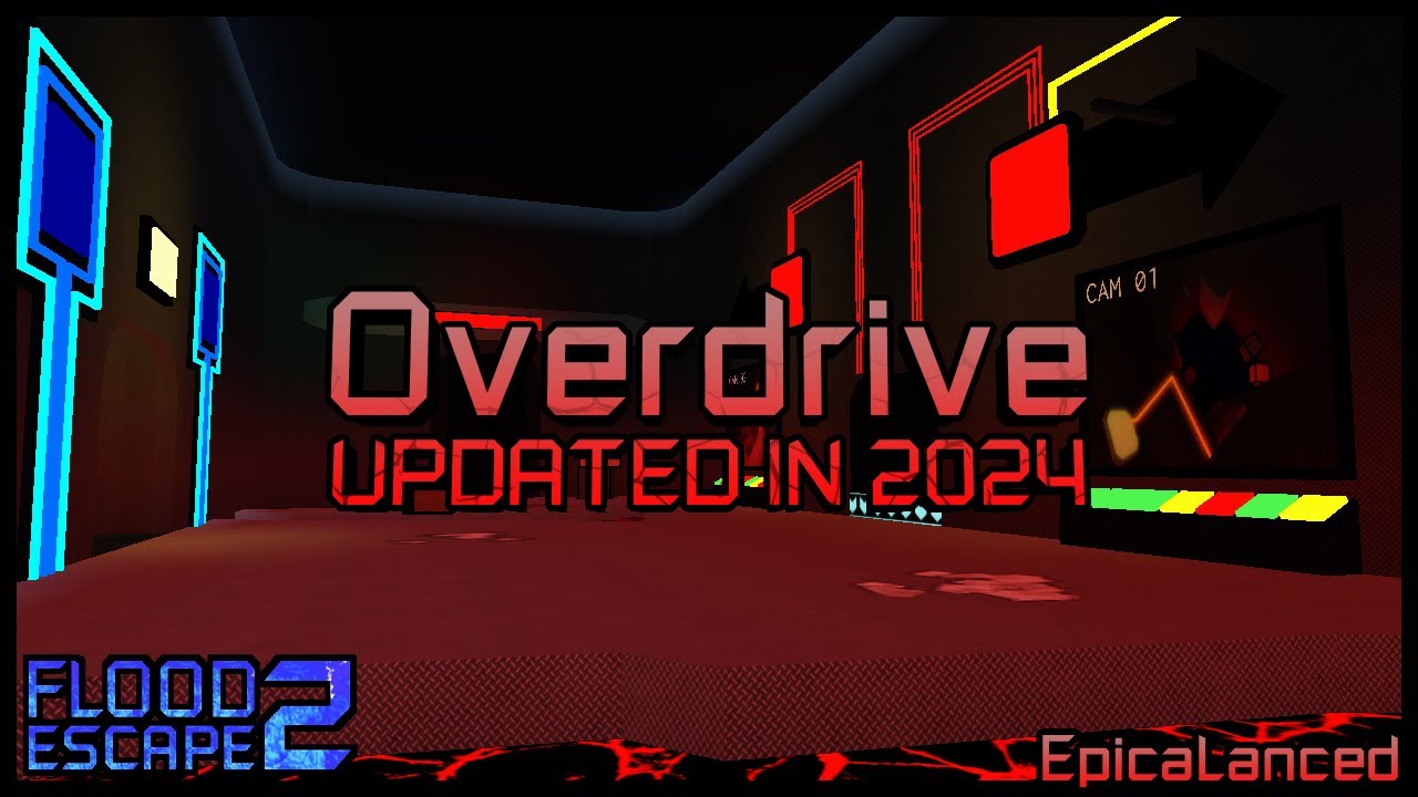 Overdrive: 2024 Update [Crazy] by creeperreaper487 | Flood Escape 2 Community Maps