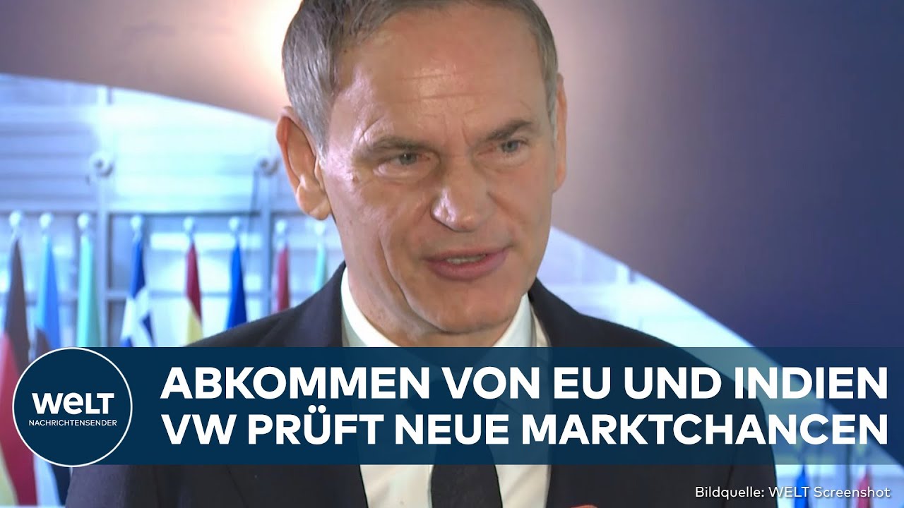 VW: Chance für Automarkt! Oliver Blume begrüßt Abkommen von EU und Indien