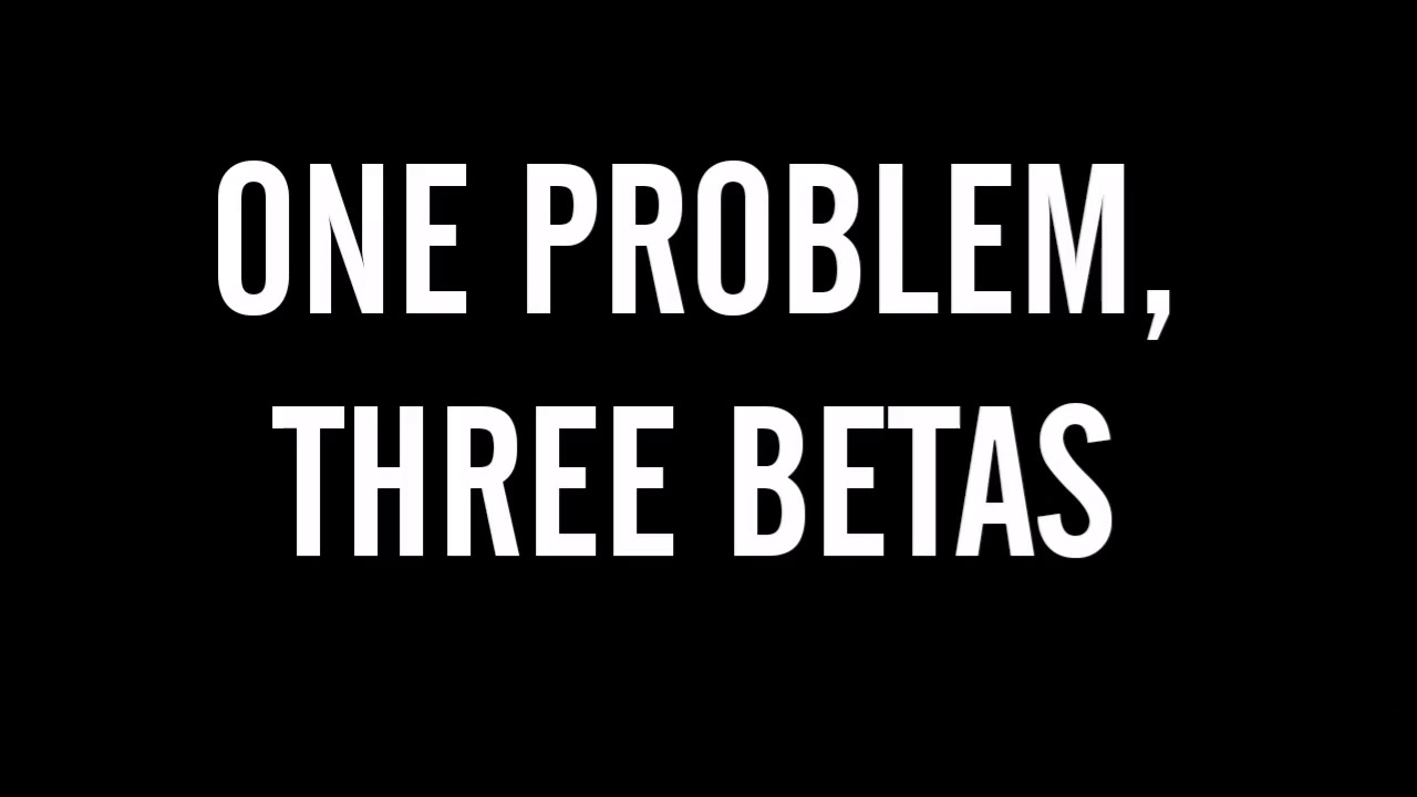 RED ROSES - One problem, three betas