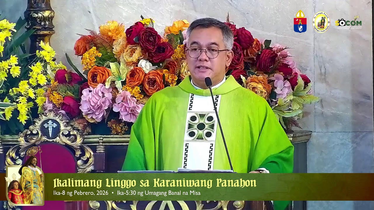 LIVE: Ikalimang Linggo sa Karaniwang Panahon (Pebrero 8, 2026 - 5:30 AM Mass)