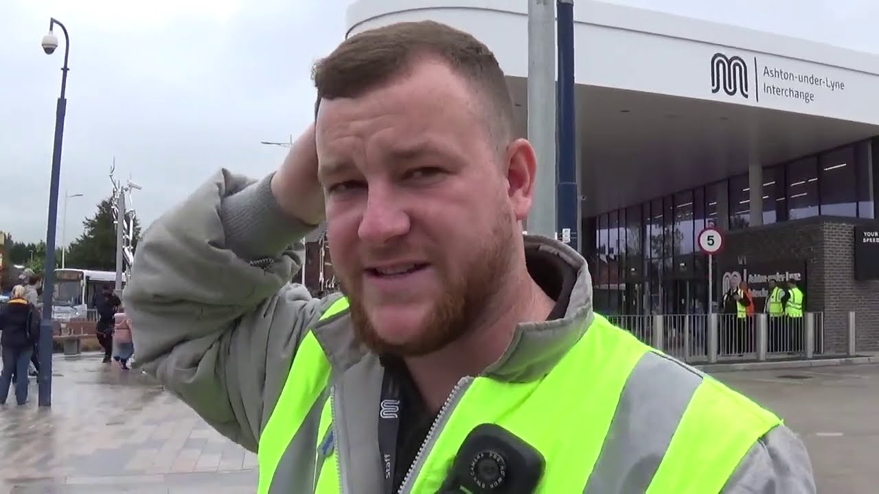 Not Allowed To Film The Buses Tameside Ashton Under Lyne Bus interchange England UK