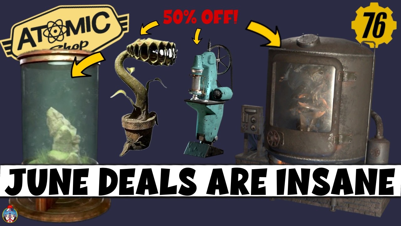 Все предложения Atomic Shop за июнь раскрыты | Fallout 76