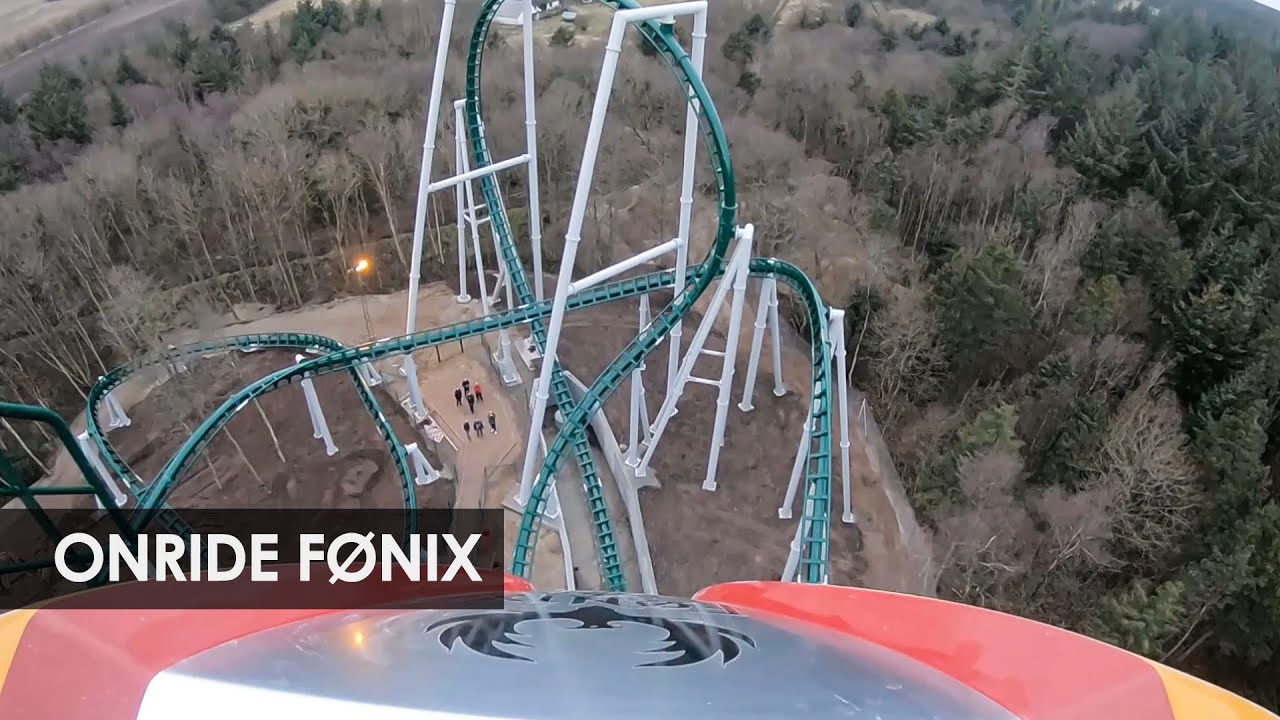 Fårup Sommerland: eerste onride-beelden Fønix (40 meter hoog, 95 kilometer per uur)