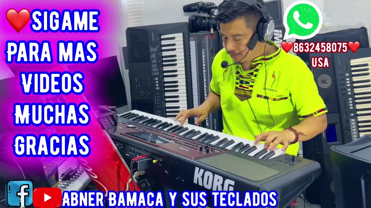 En mi Soledad Abner Bamaca y sus teclados