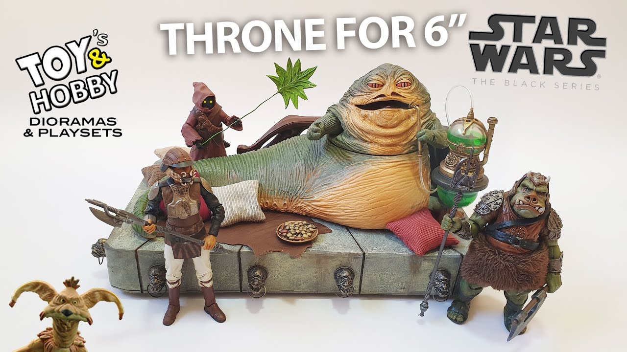 STAR WARS Custom Throne for Jabba the Hutt Black Series 6 