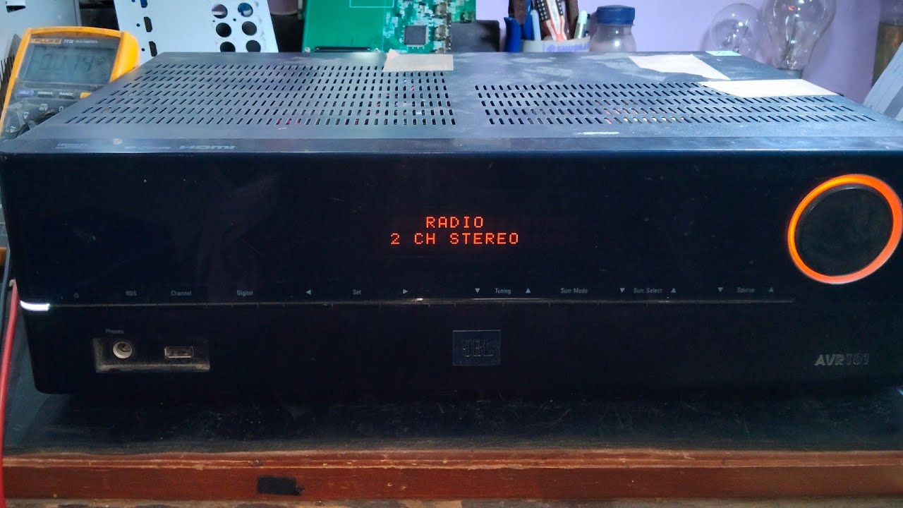 JBL AVR 101 Orange 🍊 Light Blinking issue Solved Successfully #omvisionelectronic 