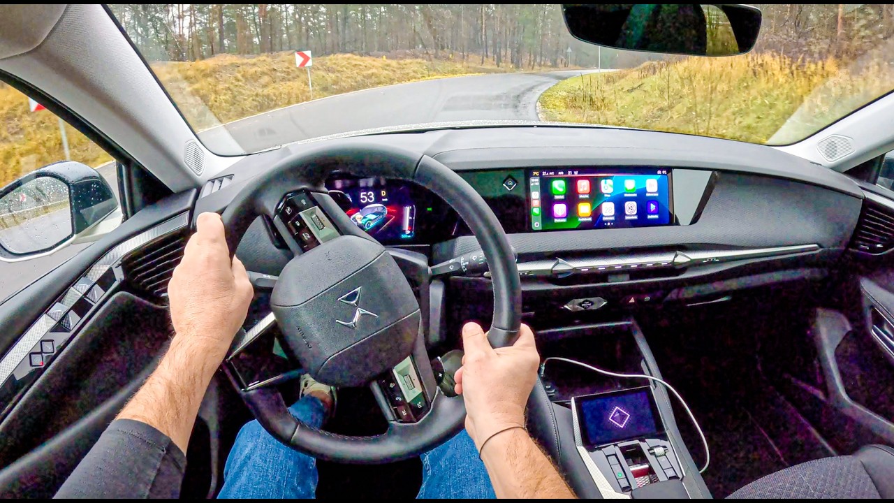 NEW DS 4 2025 (1.2 hybrid 136 hp) | POV Test Drive #2285 Joe Black