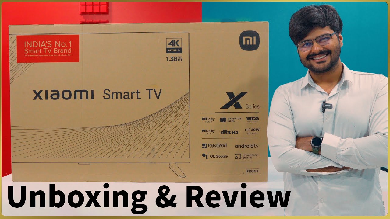 XIAOMI Smart TV X Series 55 Inch LED TV Unboxing & Review 🔥 It's Xiaomi Season 🎃