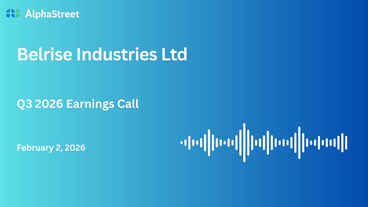 Belrise Industries Ltd Q3 FY2025-26 Earnings Conference Call