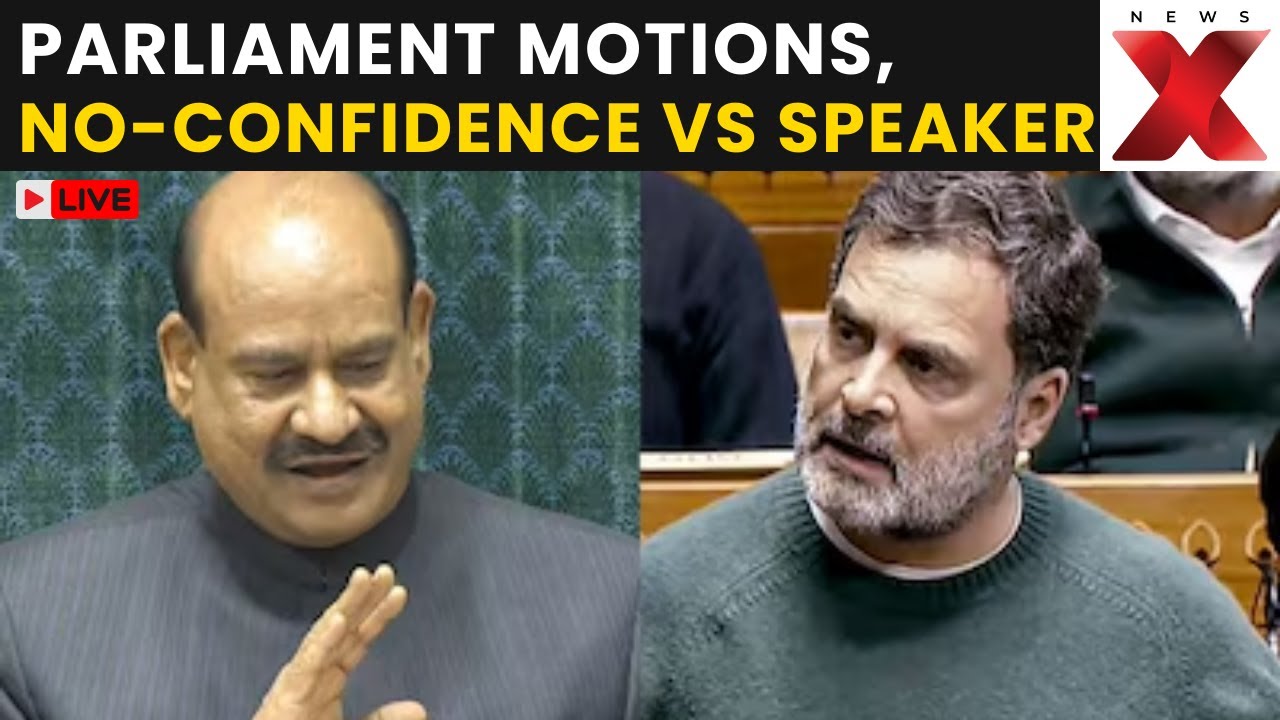 Parliament Turmoil LIVE: No-Confidence vs Speaker Removal Motion Explained in Parliament Context