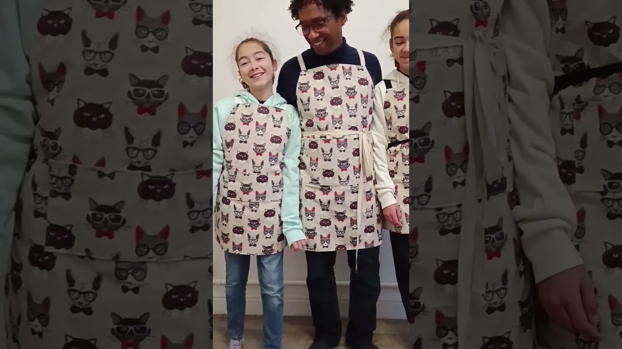 Coudre un tablier r&eacute;versible pour toute la famille : patron de couture