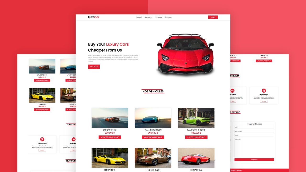 Comment Créer un  Site Web  HTML  CSS