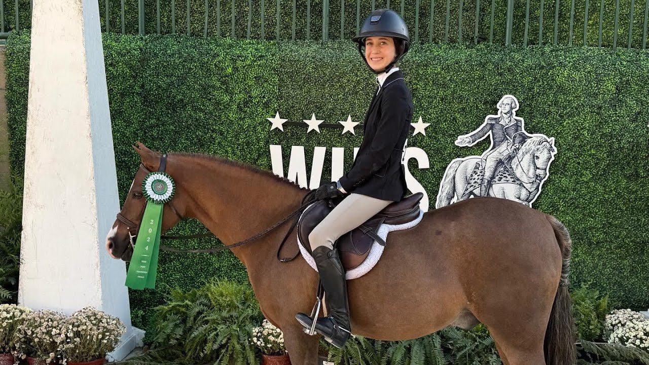 Pepsi 🥤 &  Carsyn Korotkin Washington International Horse Show.